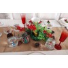 HeguSun 3D Drinking Glass Cup with Cute Snowman Figurine Inside,Handmade