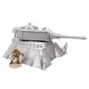 Tabletop Terrain Gun Emplacement by War Scenery for Wargames and