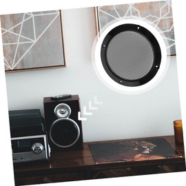 jojofuny 2pcs Speaker Mesh Grille Protector Decorative Circle Horn Guard Cover for Speakers Practical Accessory for