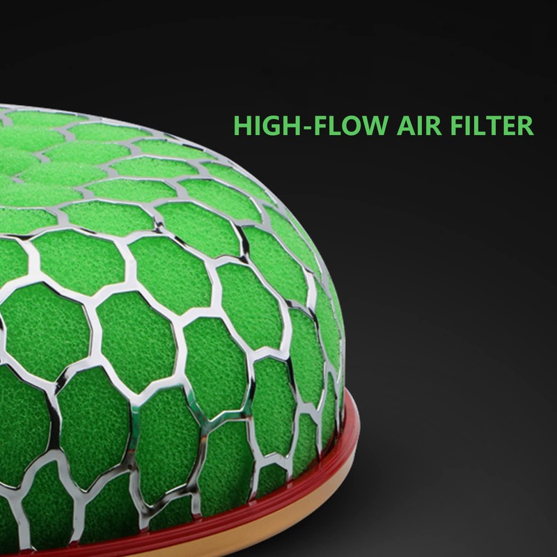 3.15" High Flow Air Intake Mushroom Filter Washable Sponge Honeycomb