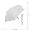 Klux 126603 Parasol Folding Umbrella, 19.7 inches (50 cm), For