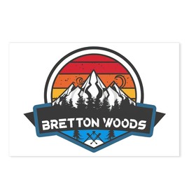 CafePress Bretton Woods Bretton Woods New Hampshire Postcards (Package of 8), 6"x4" Printed Note Card