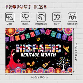 Hispanic Heritage Month Decorations Latin American Banner Spanish Classroom Decorations National Hispanic Heritage Month Decorations and Supplies for Classroom Home