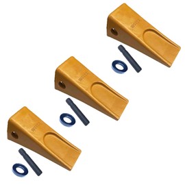 HYAT 1U3352 Bucket Teeth +9J2358P Pins + 6Y9459W Retainers, 1U-3352 Bucket Teeth Fit for Caterpillar CAT J350 Bucket Tooth - 3 Pack