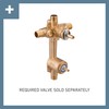 Moen Genta LX Brushed Nickel Posi-Temp Shower Valve with Built-in