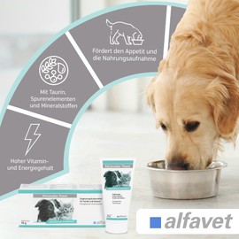 Alfavet ReConvales Power, Diätergänzungsfuttermittel für Hunde und Katzen, Päppelpaste bei Untergewicht, Tube 70g