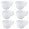 6 Pcs Mini Bird Food Bowl Feeder, Parrot Convenient Hanging