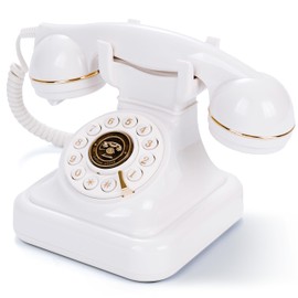 RetroVox Audio Guest Book Wedding Phone Guestbook Record Customized Audio Messages with Voicemail Vintage Style for Bridal Shower, Birthday Party Baby Shower Anniversary Engagement