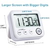 Digital 99h 59m 59s Kitchen Timer & Alarm Clock, Loud