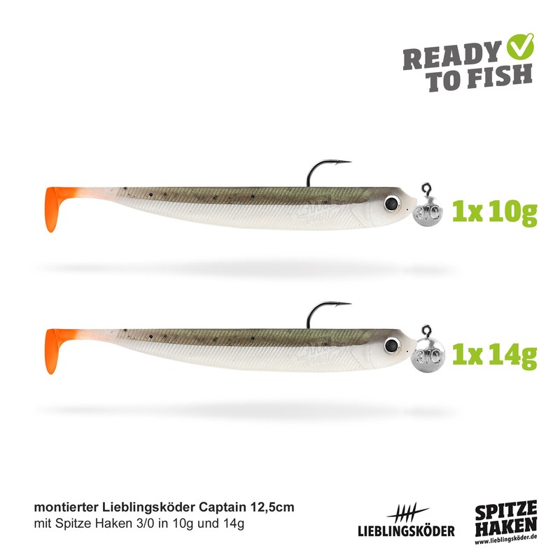 Lieblingsköder Captain Action Pack 12.5 cm