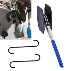 GRANDI 1 PC 4 In 1 Disc Brake Piston Separator, Car Brake Caliper Press Tool, Brake Piston Separator Ratcheting Wrench, Universal Repair Accessories, for Most Cars (Blue)