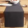 Encasa Table Runner for 8 Seat Dining Room, Solid Grey,
