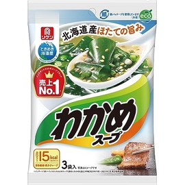 Riken Wakame Seaweed Soup, 0.2 oz (5.9 g) x 3 Bags x 10 Bags