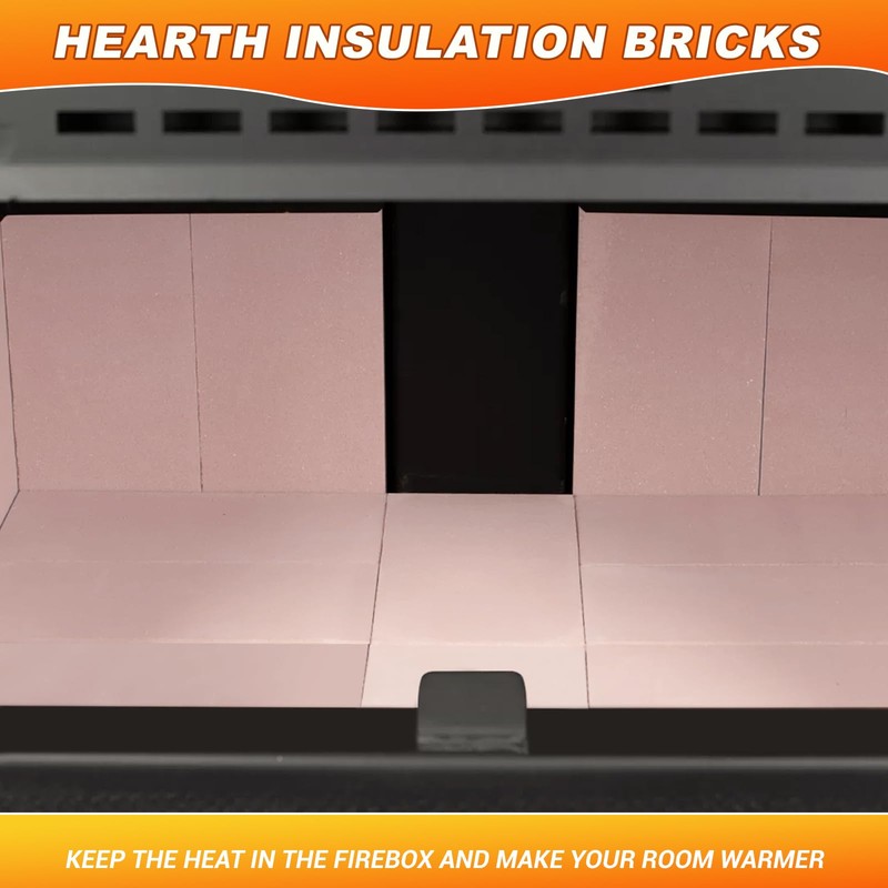 Fire Bricks, Woodstove Firebricks, High Temperature Resistant Clay Firebricks for