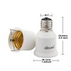 DiCUNO E17-E26 Base Conversion Adapter Conversion Socket Heat Resistant Set