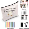ZJXHPO Silly Goose Cosmetic Bag I'm about to Become Everybody's
