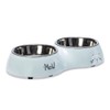 Karlie Rana Cat Bowl Dinner Set 2 Light Blue 522654