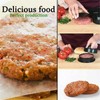 AIMALL 5-in-1 Hamburger Press Mould Stuffed Non-Stick Burger Patty Maker