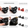 YYunying Bike Cleats Compatible with Look Keo, Grey, 4.5 Float