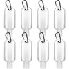 VHOPMORE 8 Pcs Travel Size Bottles with Keychain Hand Sanitizer