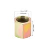 MECCANIXITY Hex Coupling Nuts M10 x 1mm Fine Thread 15mm
