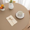 Huierxun Round Fitted PU Tablecloth with High Elastic Edge 59