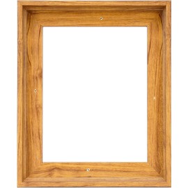 HUACANVAS Canvas Floater Frames, Canvas Floating Frame, Floater Frame for Canvas, Floater Frames for Canvas Paintings, Canvas Picture Frame (12"x18", Walnut Brown)