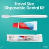 World Amenities - Bulk Disposable Dental Kit Bundle with Toothbrush