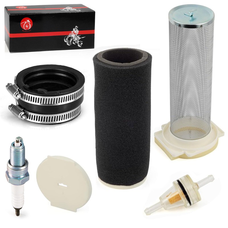 Air Filter Guide End Cap Kit Spark Plug Intake Manifold
