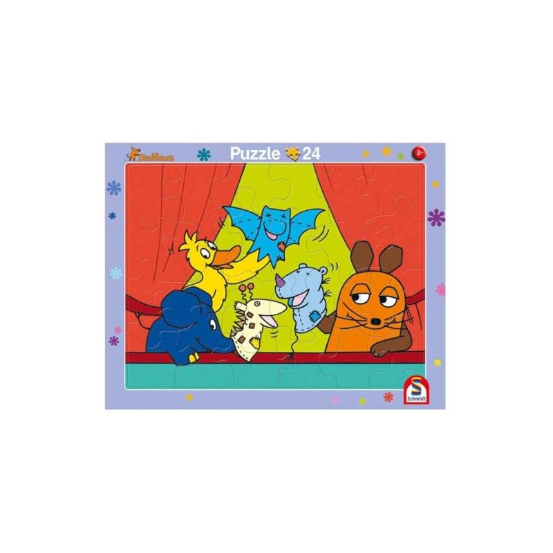 Schmidt Spiele Set of 2 Frame Puzzle The Mouse 16