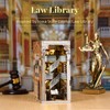 MiniCity DIY Book Nook Kit for Adults, 3D Wooden Puzzle