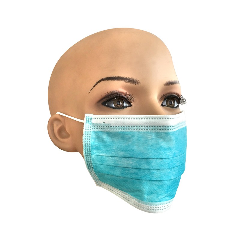Medical Face Mask OP Single Use Pack of 50 Blue