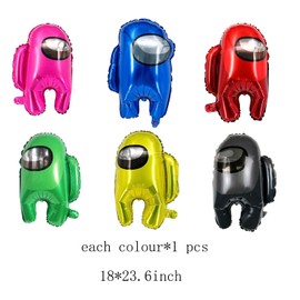 Cartoon Party Decorations Set with Photo Props and Balloons