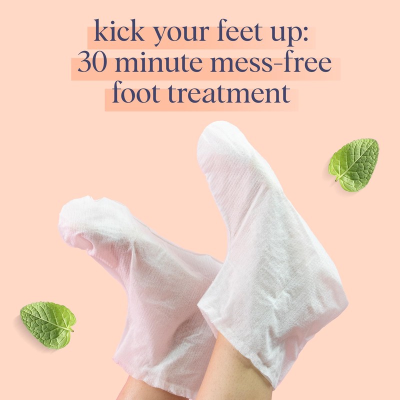 SpaLife Moisturizing Foot Mask | Foot Wrap for Dry Cracked