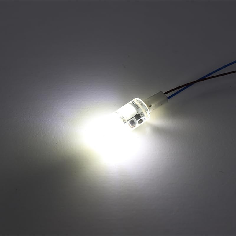 10 Pack G4 LED Bulb 12V AC/DC, JC Bi-Pin Base