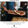 Heritage Acacia 22x14 Inch Wooden Pizza Peel, Cutting, Paddle Board