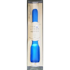 Katsuriki Shoji Playzant Aluminum Ice Cream Spoon, Blue