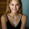 HKPATOP Compass Necklace 925 Sterling Silver Birthstone Necklace Turquoise Compass