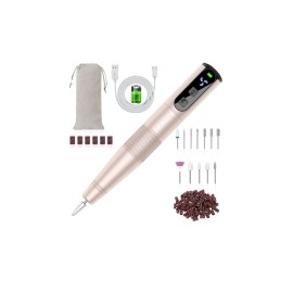 Casifor Cordless Electric Nail Drill Kit Machine - Manicure Pedicure Grinding Polishing