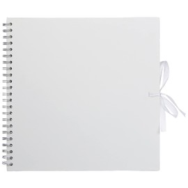 Artemio 30 x 30 cm ScrapBooking Spiral Album, White
