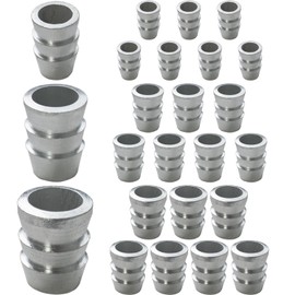 SPNKMJUJ 21 PCS Extended Round Axe Handle Wedge Safety Metal Wedge Hammer Handle Wedges Steel Wedge Kit for Axe Hammer Sledge (0.55/0.63/0.71 Inch)