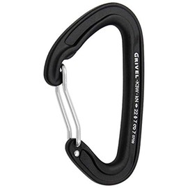 Grivel K3W Plume Carabiner, Black