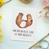 Mr. & Mrs. Panda Postcard Wedding Otter Gift for Wedding