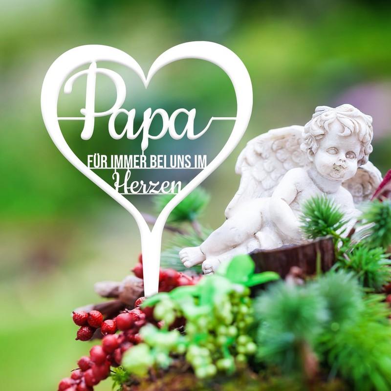 Illumino Grave Ornament Grave Stake Weatherproof Grave Decoration Made of