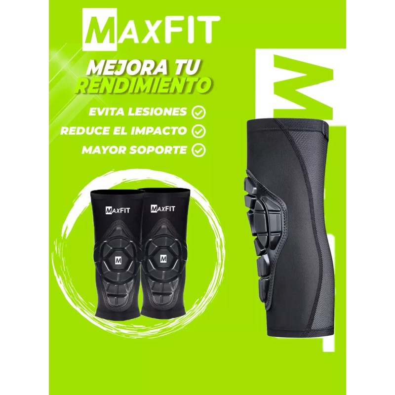 Maxfit Par De Rodilleras De Protección Para Ciclismo Mtb001 Maxfit