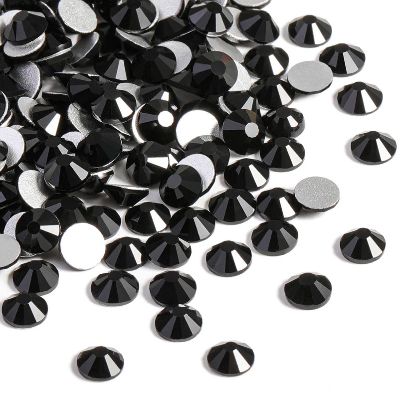 BEADSLAND 1440 pieces flat back rhinestones, nail crystals rhinestones for