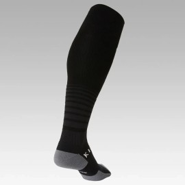 Medias Largas De Fútbol Adulto F500 Negro Kipsta Talla 28,5/30