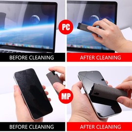 Mobile Phone Screen Cleaner Artifact Storage Integrated Mobile Phone Portable Computer Screen Cleaner Set - color: sky blue, style: with shell