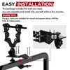 Upgraded Single ATV/UTV Gun Rack, Hunting Tool Holder Mount Compatible