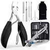 INXEN Professional Nail Scissors Set, Stainless Steel Manicure Nail Clippers,